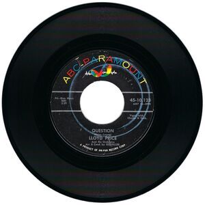 Lloyd Price 45 RPM - Question / If I Look A Little Blue VG Soul '60